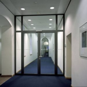 Противопожарная дверь для лестницы офиса / серия FRM33249